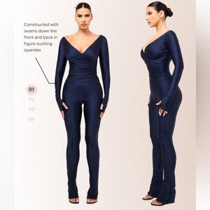 Cou Coo Lani Top and Pants - Midnight Blue Sz.S. Like New!